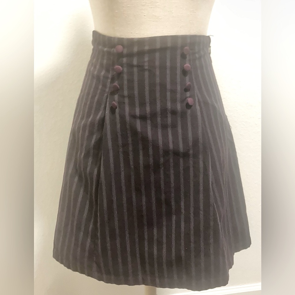 Jfashion pinstripe skirt